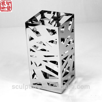 2016 New Art Potiche Stainless Steel Modern Abstract Flower Vase Home Decoration